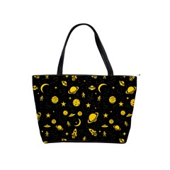 Space Pattern Shoulder Handbags by ValentinaDesign