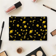 Space Pattern Cosmetic Bag (medium)  by ValentinaDesign