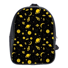 Space Pattern School Bags(large)  by ValentinaDesign