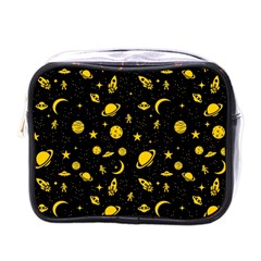 Space Pattern Mini Toiletries Bags by ValentinaDesign