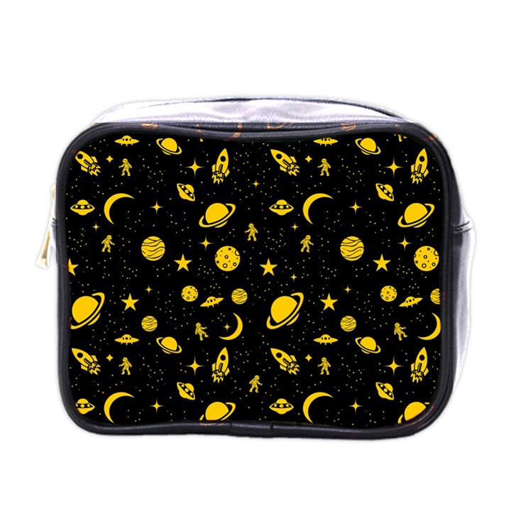 Space pattern Mini Toiletries Bags