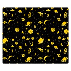 Space Pattern Double Sided Flano Blanket (small)  by ValentinaDesign