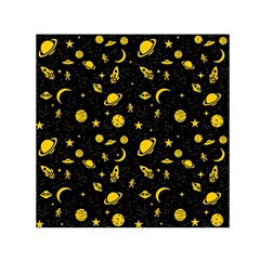 Space Pattern Small Satin Scarf (square) by ValentinaDesign