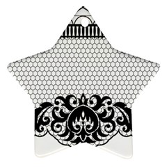 Transparent Lace Decoration Star Ornament (two Sides) by Nexatart