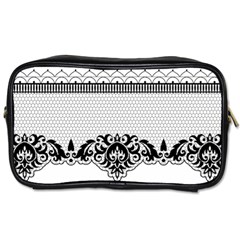 Transparent Lace Decoration Toiletries Bags 2-side by Nexatart