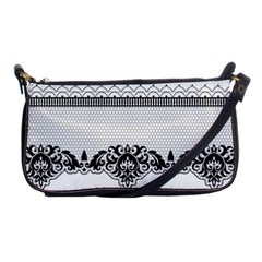 Transparent Lace Decoration Shoulder Clutch Bags by Nexatart