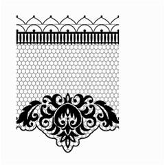 Transparent Lace Decoration Small Garden Flag (two Sides) by Nexatart