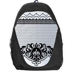 Transparent Lace Decoration Backpack Bag by Nexatart