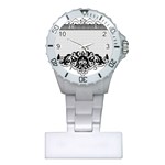 Transparent Lace Decoration Plastic Nurses Watch Front