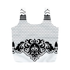 Transparent Lace Decoration Full Print Recycle Bags (m)  by Nexatart