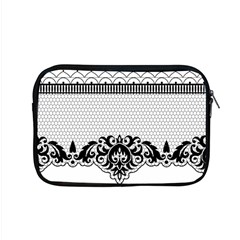 Transparent Lace Decoration Apple Macbook Pro 15  Zipper Case by Nexatart