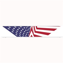 A Star With An American Flag Pattern Small Bar Mats by Nexatart