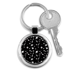 Space Pattern Key Chains (round)  by ValentinaDesign