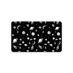 Space Pattern Magnet (name Card) by ValentinaDesign