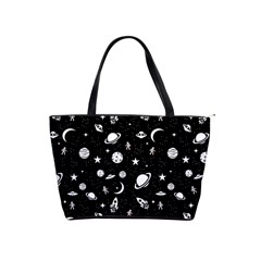 Space Pattern Shoulder Handbags by ValentinaDesign