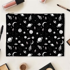 Space Pattern Cosmetic Bag (xl) by ValentinaDesign