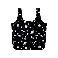 Space Pattern Full Print Recycle Bags (s)  by ValentinaDesign