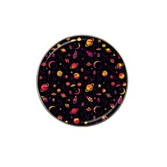 Space Pattern Hat Clip Ball Marker (4 Pack) by ValentinaDesign