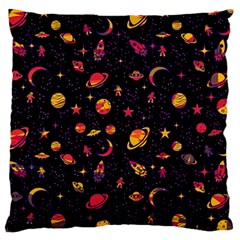 Space Pattern Large Cushion Case (one Side) by ValentinaDesign