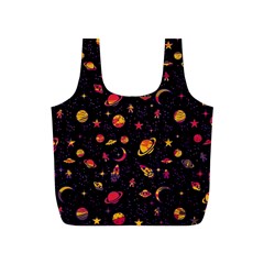 Space Pattern Full Print Recycle Bags (s)  by ValentinaDesign