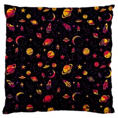 Space Pattern Standard Flano Cushion Case (one Side) by ValentinaDesign