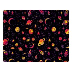 Space Pattern Double Sided Flano Blanket (large)  by ValentinaDesign