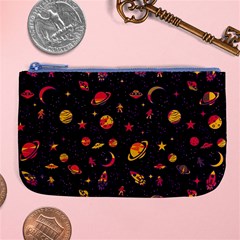 Space Pattern Large Coin Purse by ValentinaDesign