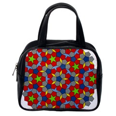 Penrose Tiling Classic Handbags (one Side) by Nexatart