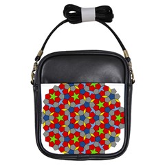 Penrose Tiling Girls Sling Bags by Nexatart