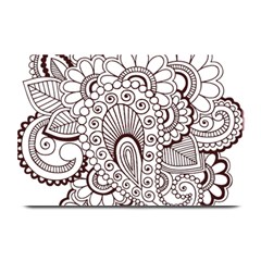 Henna Line Art Clipart Plate Mats by Nexatart