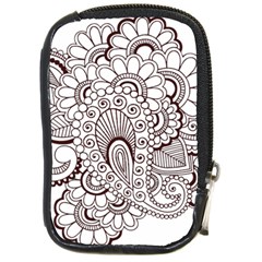 Henna Line Art Clipart Compact Camera Cases by Nexatart