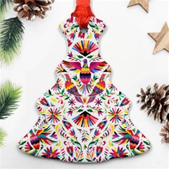 Otomi Vector Patterns On Behance Christmas Tree Ornament (two Sides)