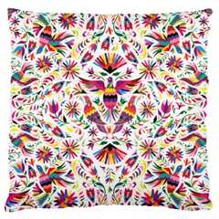 Otomi Vector Patterns On Behance Large Cushion Case (two Sides) by Nexatart