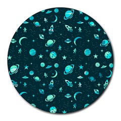 Space pattern Round Mousepads