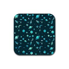 Space pattern Rubber Coaster (Square) 