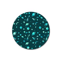 Space pattern Magnet 3  (Round)