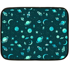 Space pattern Fleece Blanket (Mini)