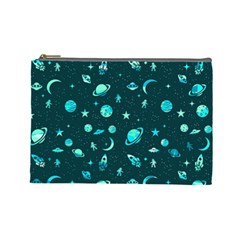 Space pattern Cosmetic Bag (Large) 