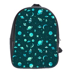 Space pattern School Bags(Large) 