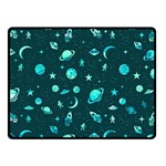 Space pattern Fleece Blanket (Small) 50 x40  Blanket Front