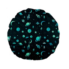 Space pattern Standard 15  Premium Round Cushions