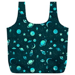 Space pattern Full Print Recycle Bags (L) 