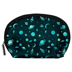 Space pattern Accessory Pouches (Large) 