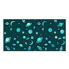 Space pattern Satin Shawl