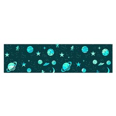 Space pattern Satin Scarf (Oblong)