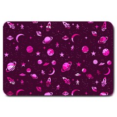 Space Pattern Large Doormat  by ValentinaDesign