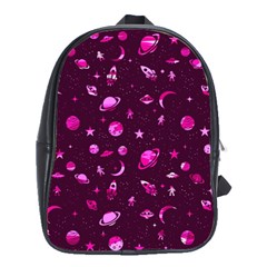 Space Pattern School Bags(large)  by ValentinaDesign