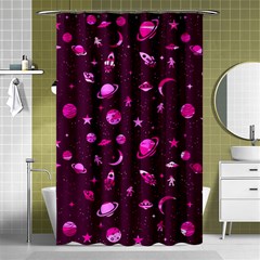 Space Pattern Shower Curtain 48  X 72  (small)  by ValentinaDesign