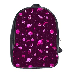 Space Pattern School Bags (xl)  by ValentinaDesign