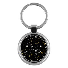 Space Pattern Key Chains (round)  by ValentinaDesign